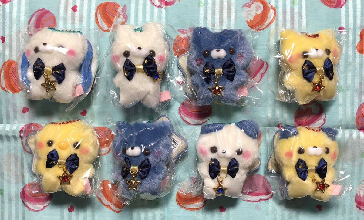 すくっとたっちさん ほしぞら マスコット アミューズメント たれうさぎ ねこ くま ひよこ ぱんだ かわうそ いぬ 全種類 コンプ 8点セット拍卖