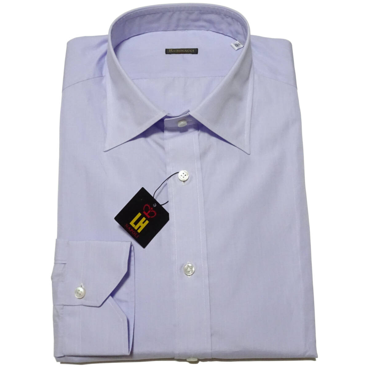 ◆RUBINACCI/ルビナッチ◆極上品質 ハンドメイド ブロードクロス ドレスシャツ【43】9.8万拍卖