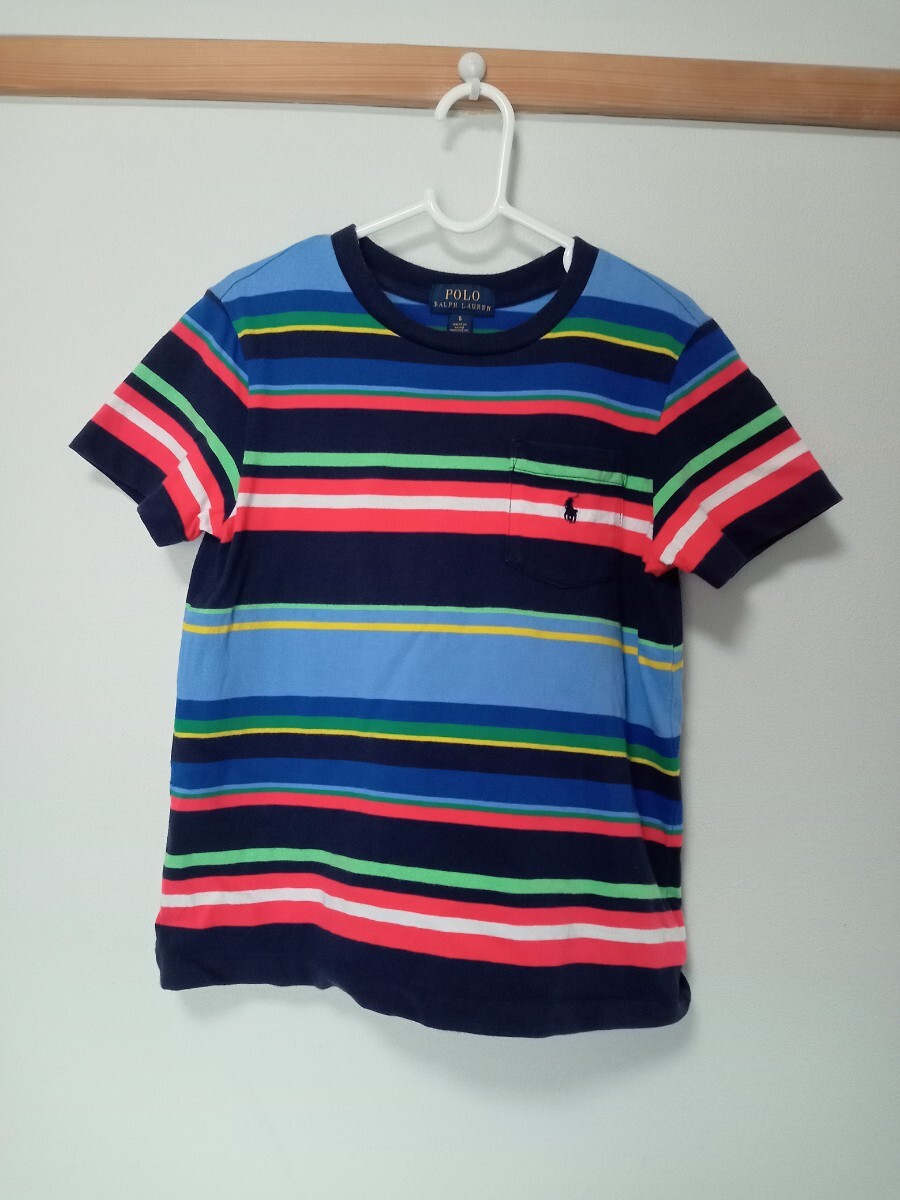 POLO RALPH LAUREN(ポロ ラルフローレンボーダー Tシャツ 6T 120拍卖