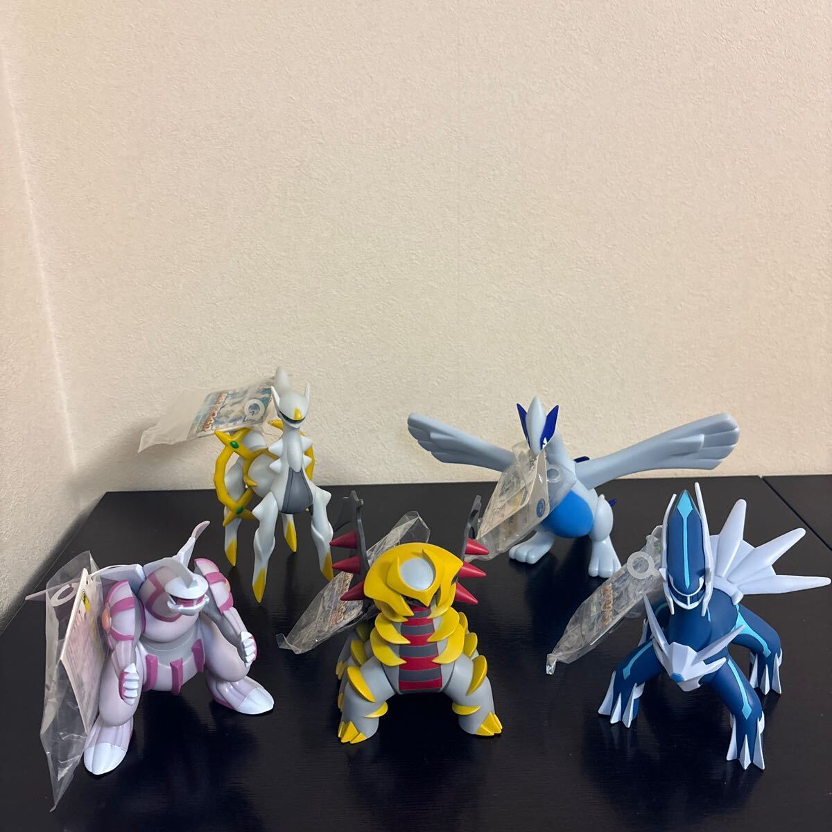 ポケモン ソフビ フィギュア 伝説 5種 ディアルガ パルキア ギラティナ アルセウス ルギア ポケットモンスター TOMY拍卖