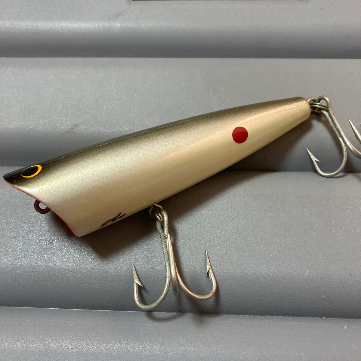 オールド ランブルベイト マザーランブル シルバーバックレッドスポット 美品 ハンドメイドルアー拍卖