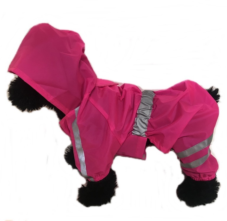 【ネコポス便】ロンパースタイプ・レインコート(反射テープ)6号ピンク拍卖