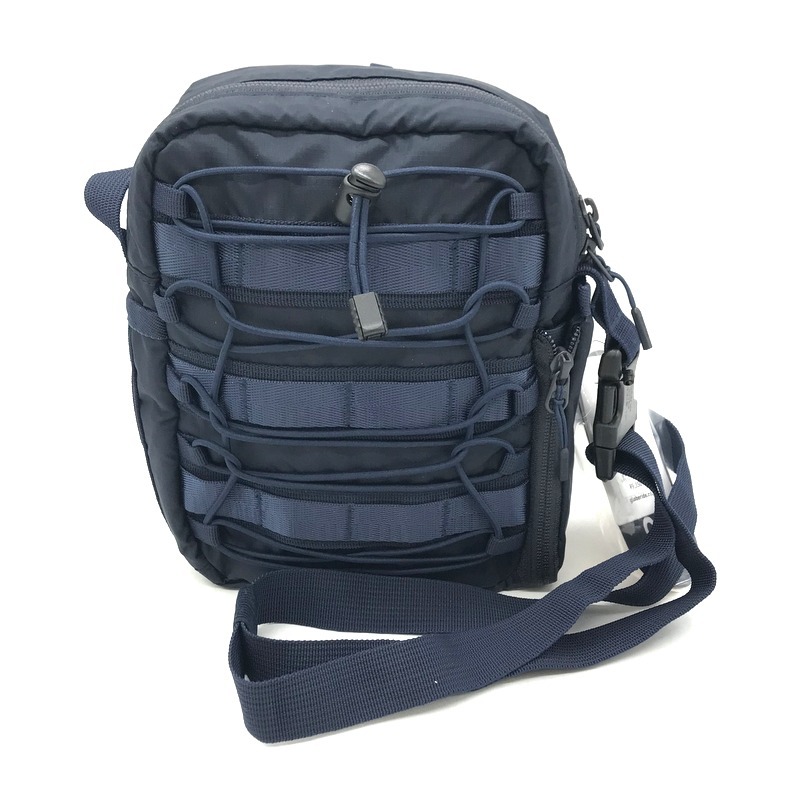 DAIWA LIFE STYLE SHOULDER POUCH CORDURA ショルダーポーチ タグ付き ルアー収納ボックス アウトドア 釣り ネイビー ダイワ 鞄 B10442◆拍卖