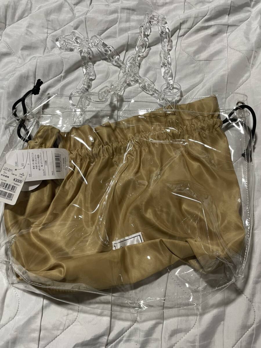 水着入れバッグとギンガムチェックプリントワンピースの水着160拍卖