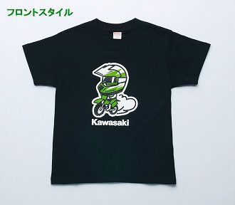 カワサキ純正 ヘルメットレーサーMXTシャツ(キッズサイズ)|Kawasaki拍卖