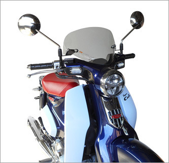 スーパーカブC125(JA48)用 ショートスクリーン/ショートバイザー(スモーク)_アサヒ/AF-ASAHI拍卖