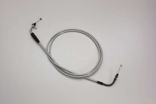 マジェスティ125(5CA/キャブ)用 ロング・スロットルケーブル(+14cm/メッシュ調) |ハリケーン拍卖