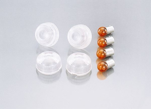DR-Z400SM(SK43A/SK44A)用 ウインカーレンズSET(クリア/フロント・リヤ共通)|キタコ拍卖