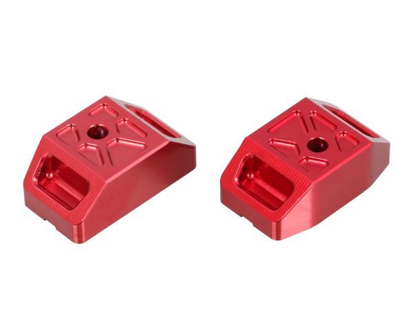 ダックス125/Dax125(JB04)用 チェーンアジャスターキャップ(レッド)|キタコ拍卖