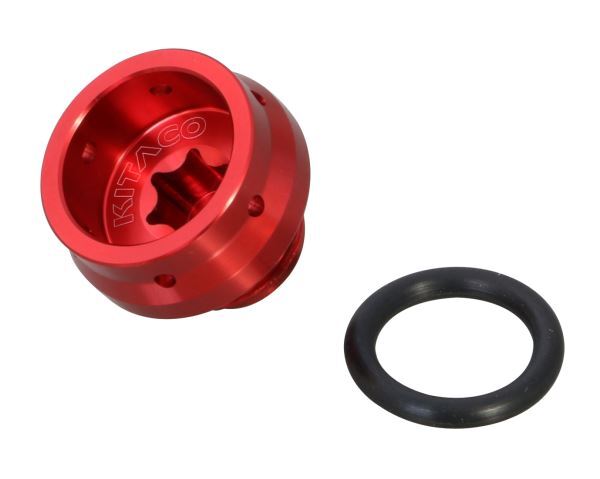 ハンターカブ125/CT125(JA55)用 オイルフィラーキャップ(タイプ1/レッド)|キタコ拍卖