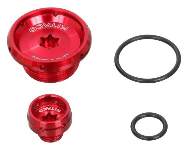 CB250R(MC52)用 タイミングホールキャップSET(タイプ2/レッド)|キタコ拍卖