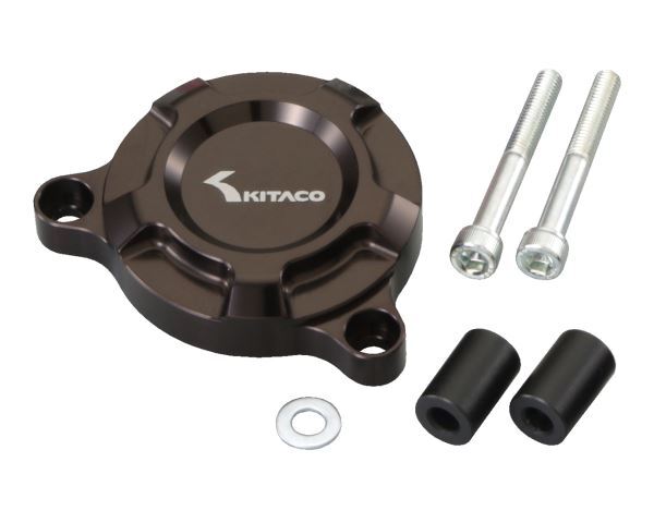 グロム/GROM(JC75)用 セルモーターカバー(ブラックアルマイト)|キタコ拍卖