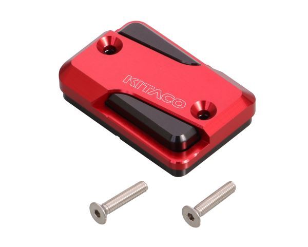 ADV160(KF54)用 アルミマスターシリンダーキャップ(タイプ5/ブラック×レッド)|キタコ拍卖