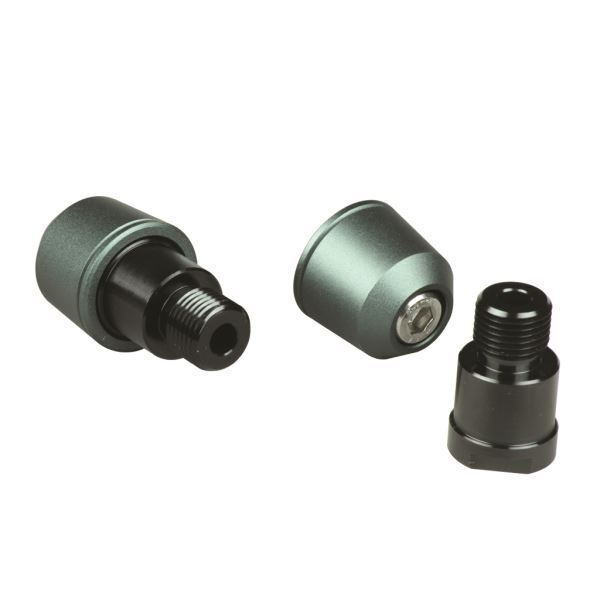 MT-10(2017) 用 ソリッドバーエンドキャップ M16タイプ マットグレー|ポッシュフェイス/POSH拍卖