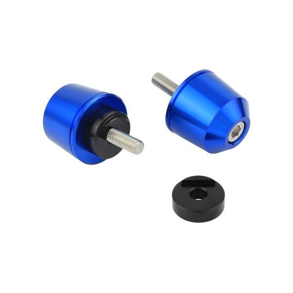 NMAX/N-MAX(2017-2020) 用 ソリッドバーエンドキャップ M6タイプ(外径29.5mm) ブルー|ポッシュフェイス/POSH拍卖
