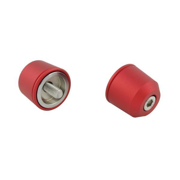 ゼファー1100/ZEPHYR1100/RS用 ミドルウェイトバーエンドキャップ M8タイプ マットレッド|ポッシュフェイス/POSH拍卖