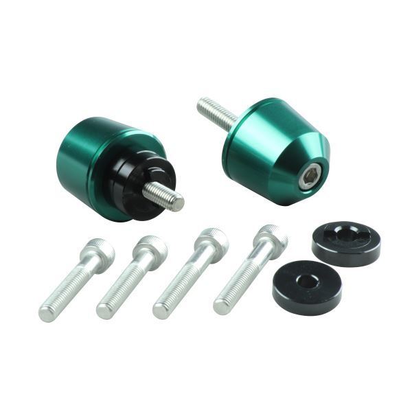 CBR600RR(2003-2016) 用 ソリッドバーエンドキャップ M6タイプ(外径29.5mm) ダークグリーン|ポッシュフェイス/POSH拍卖