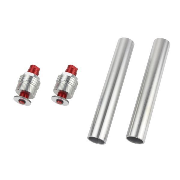 グラストラッカー・ビッグボーイ用 イニシャルアジャスターT2(エアバルブ無) シルバーボディ/レッドシャフト|ポッシュフェイス/POSH拍卖