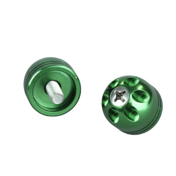 Z1000(2014-2018) 用 VIVIDアルミビッグバーエンドキャップ M8(ボルト径8mm/外径30mm) ライトグリーン|ポッシュフェイス/POSH拍卖