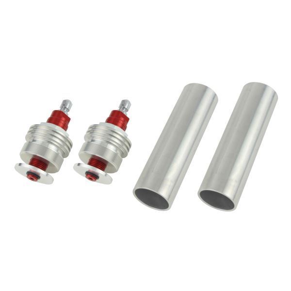 GPZ900R(A12-A16) 用 イニシャルアジャスターT1(エアバルブ付) シルバーボディ/レッドシャフト|ポッシュフェイス/POSH拍卖