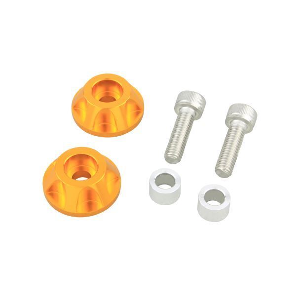 ZZR1100/ZZ-R1100(D) 用 アンダーカウルキャップホルダー ゴールド|ポッシュフェイス/POSH拍卖