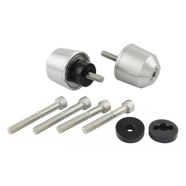 クロスカブ50/CC50(2018) 用 ミドルウェイトバーエンドキャップ M6タイプ シルバー|ポッシュフェイス/POSH拍卖