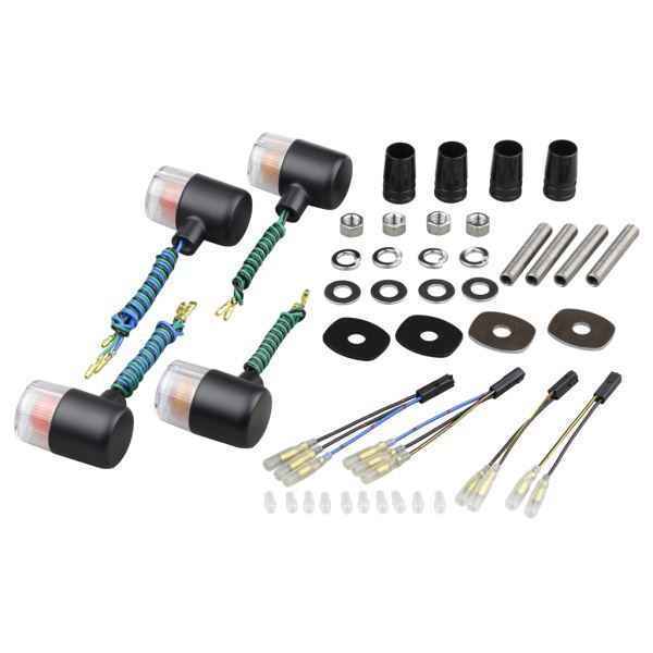 ゼファー750/ZEPHYR750/RS(2004-) 用 クラシカル 71タイプ ウインカーKIT ブラックボディ/クリアーレンズ|ポッシュフェイス/POSH拍卖