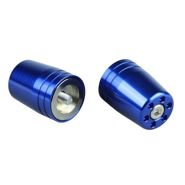 ZX-7R用 ウルトラヘビーバーエンドキャップ M8タイプ ブルー|ポッシュフェイス/POSH拍卖