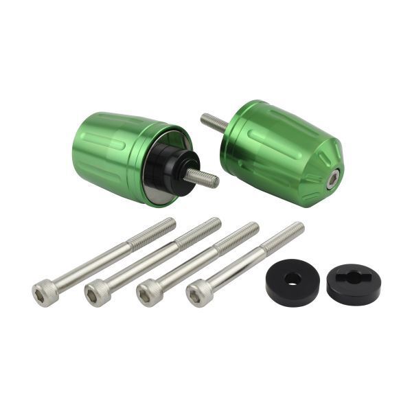 CBR400R(2016-2021) 用 ウルトラヘビーバーエンドキャップ T2 M6タイプ ライトグリーン|ポッシュフェイス/POSH拍卖