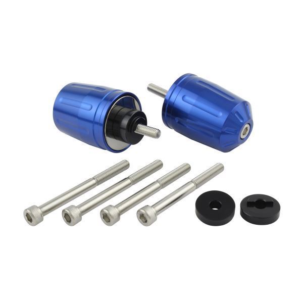 クロスカブ50/CC50(2018) 用 ウルトラヘビーバーエンドキャップ T2 M6タイプ ブルー|ポッシュフェイス/POSH拍卖