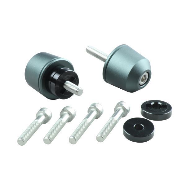 スーパーカブ110(2018-2019) 用 ソリッドバーエンドキャップ M6タイプ(外径29.5mm) マットグレー|ポッシュフェイス/POSH拍卖