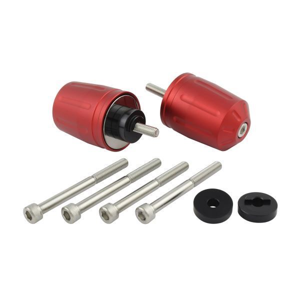 フォルツァ/FORZA250(MF10) 用 ウルトラヘビーバーエンドキャップ T2 M6タイプ マットレッド|ポッシュフェイス/POSH拍卖