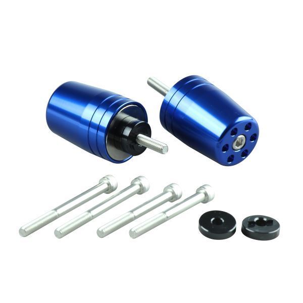 GSX1300R隼(-2018) 用 ウルトラヘビーバーエンドキャップ M6タイプ ブルー|ポッシュフェイス/POSH拍卖