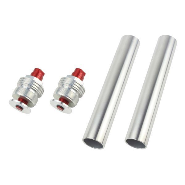 ZRX400/2用 イニシャルアジャスターT2(エアバルブ無) シルバーボディ/レッドシャフト|ポッシュフェイス/POSH拍卖