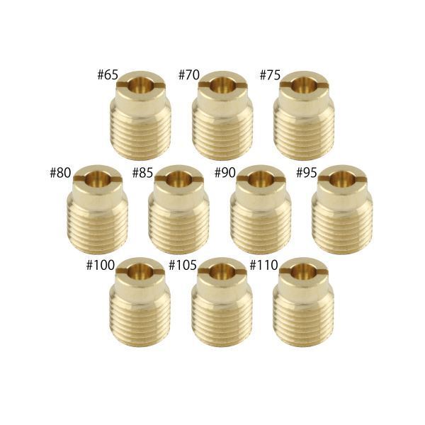 スマートDio-Z4用 メインジェットSET ケイヒン全ネジ#65#70#75#80#85#90#95#100#105#110(各1×10個SET)|ポッシュフェイス/POSH拍卖