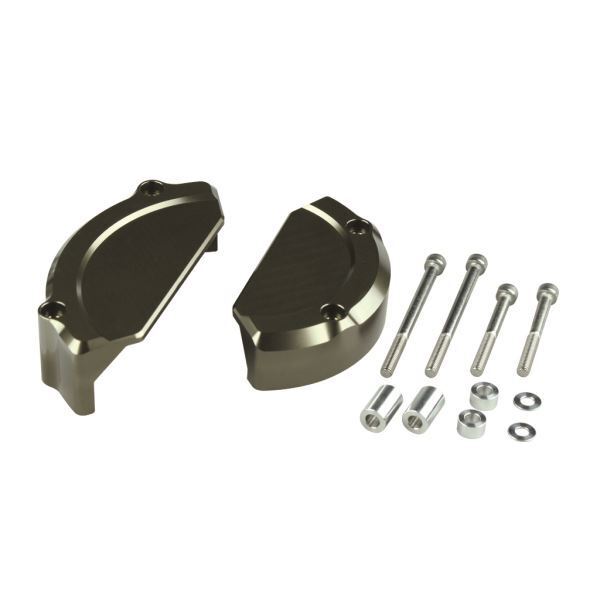 CB1300SB/スーパーボルドール(2005-2013/ABS含む) 用 エンジンガード(左右SET) チタン|ポッシュフェイス/POSH拍卖