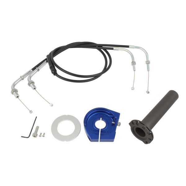 Ninja250/ニンジャ250(2013-2017) 用 スリームスリムラインハイスロットルKIT ブルー|ポッシュフェイス/POSH拍卖