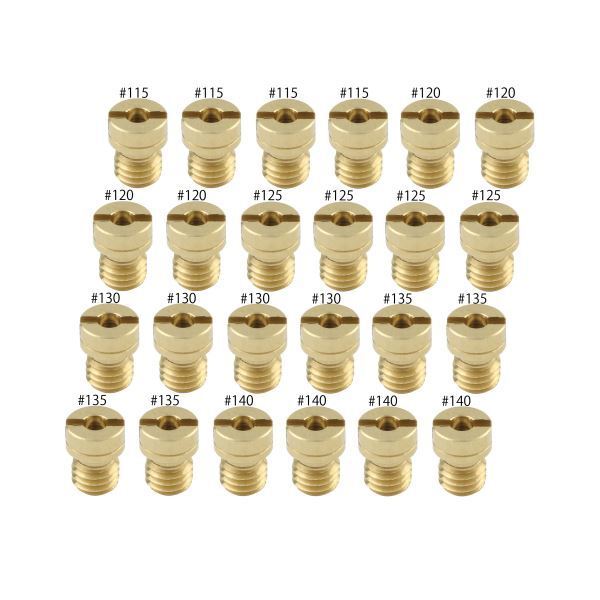 CB1000SF/T2用 メインジェットSET(6X8) ケイヒン丸大#115#120#125#130#135#140(各4×24個SET)|ポッシュフェイス/POSH拍卖