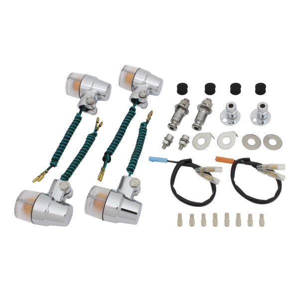 CB1100/CB1100EX(2010-2014) 用 スーパーバイクミニタイプ ウインカーKIT メッキボディ/クリアーレンズ|ポッシュフェイス/POSH拍卖