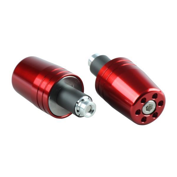 Vストローム250/V-Strom250(DS11A) 用 ウルトラヘビーバーエンドキャップ(内径14-19mm対応) レッド|ポッシュフェイス/POSH拍卖