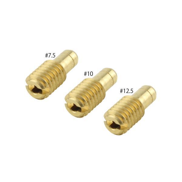 VM20/VM26キャブレター用 パイロットジェットSET ミクニ(4X9.5) #7.5#10#12.5(各1×3個SET)|ポッシュフェイス/POSH拍卖