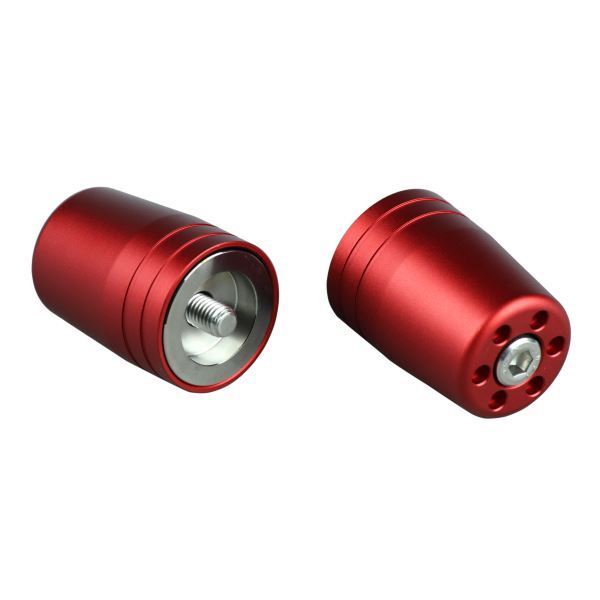 Z900RS-CAFE(2018-2021) 用 ウルトラヘビーバーエンドキャップ M8タイプ マットレッド|ポッシュフェイス/POSH拍卖