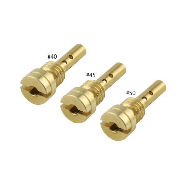 250TR(2002-2006) 用 パイロットジェットSET ケイヒンCVK/FCR(15X5.4) #40#45#50(各1×3個SET)|ポッシュフェイス/POSH拍卖