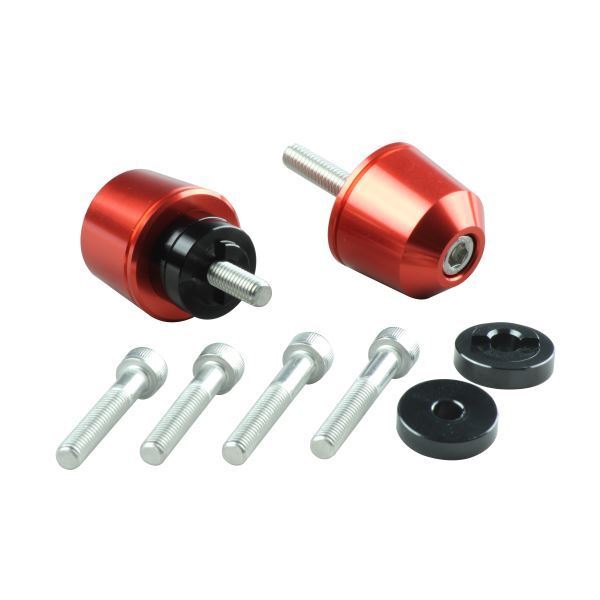 ハンターカブ125/CT125(2020) 用 ソリッドバーエンドキャップ M6タイプ(外径29.5mm) ディープオレンジ|ポッシュフェイス/POSH拍卖