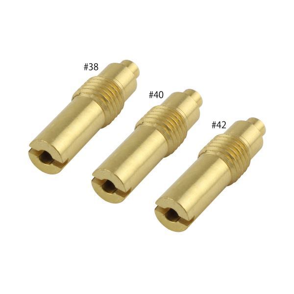 PE20/PE24キャブレター用 パイロットジェットSET ケイヒン(21X6) #38#40#42(各1×3個SET)|ポッシュフェイス/POSH拍卖