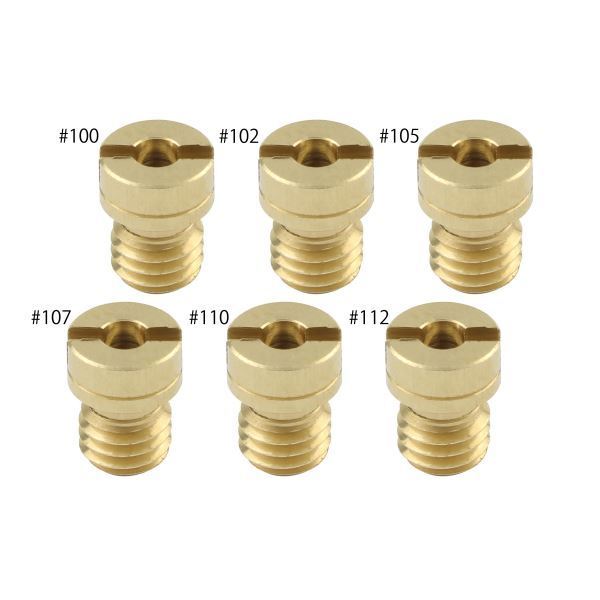 CRM50用 メインジェットSET(6X8) ケイヒン丸大#100#102#105#107#110#112(各1×6個SET)|ポッシュフェイス/POSH拍卖