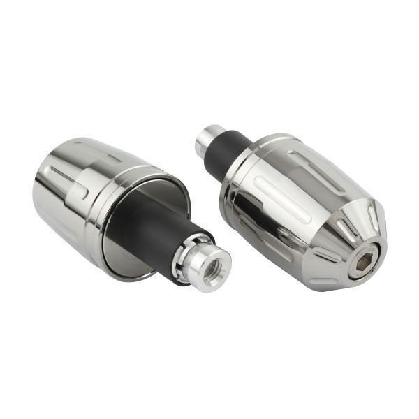 Vストローム250/V-Strom250(DS11A) 用 ウルトラヘビーバーエンドキャップ T2 タイプ(内径14-19mm対応) メッキ|ポッシュフェイス/POSH拍卖
