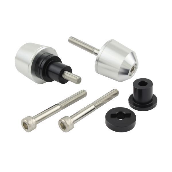 Z650(2017-2020) 用 ソリッドバーエンドキャップ M6タイプ(外径29.5mm) シルバー|ポッシュフェイス/POSH拍卖