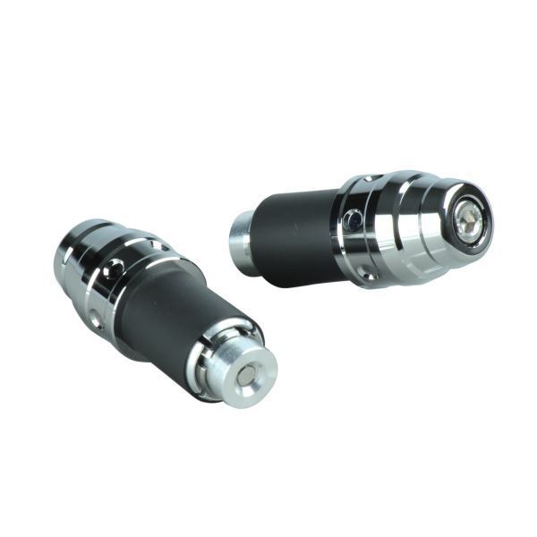 GSX-S1000F(2015-2017) 用 エンボスバーエンドキャップ(外径22mm) メッキ|ポッシュフェイス/POSH拍卖