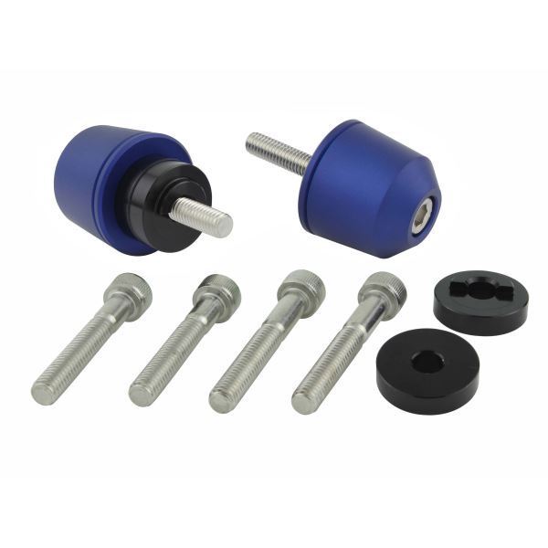 クロスカブ50/CC50(2018) 用 ソリッドバーエンドキャップ M6タイプ(外径29.5mm) マットブルー|ポッシュフェイス/POSH拍卖